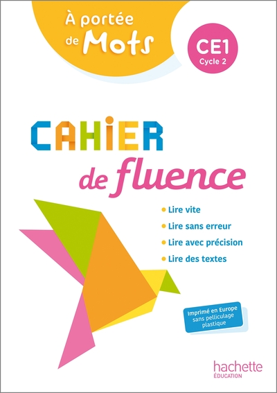 Cahier de fluence CE1 - A portée de mots - Cahier élève - Ed. 2022