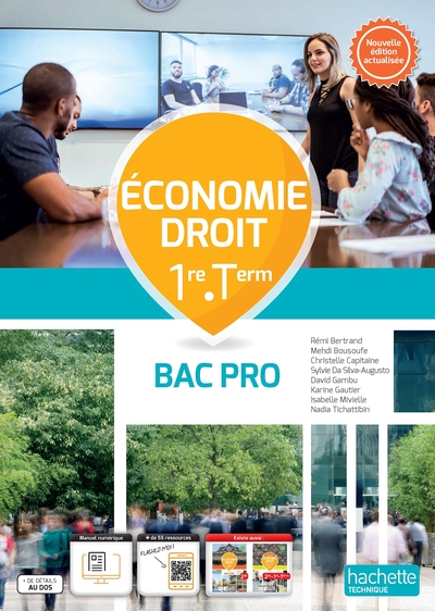 Économie - Droit 1re Term Bac Pro - Livre élève Ed. 2023