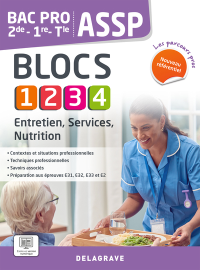 Les Parcours Pros - Assp - Entretien, Services, Nutrition - 2de, 1re, Tle Bac Pro Assp (2023) - Pochette Élève