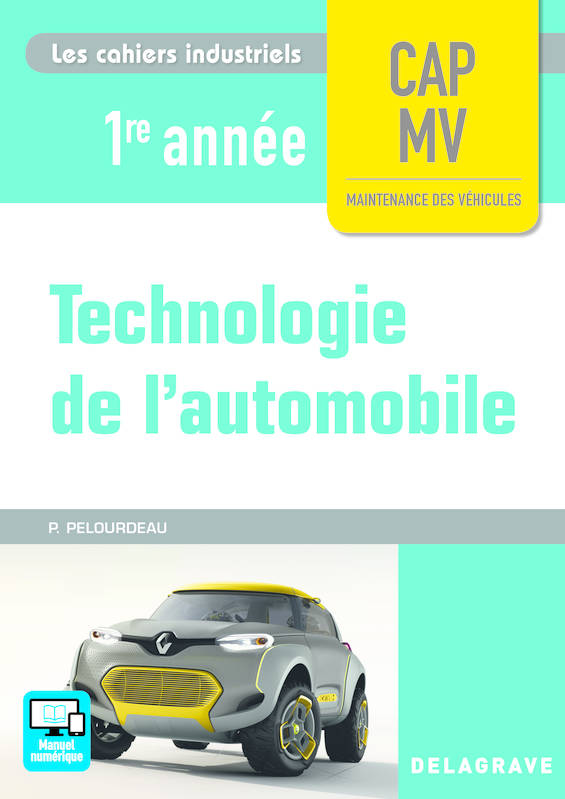 Technologie de l'automobile 1re année CAP MV (2017) - Pochette élève