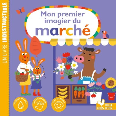 Mon imagier du marché  - Livre Indestructible