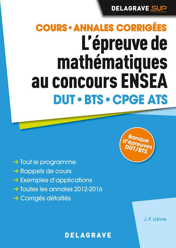 L'épreuve de mathématiques au concours ENSEA