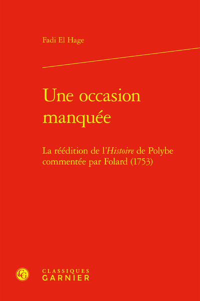 Une occasion manquée