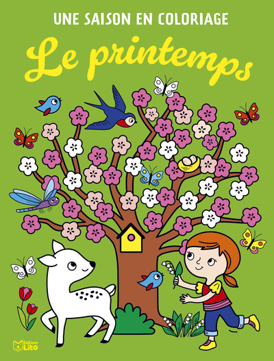 Le printemps : une saison en coloriage