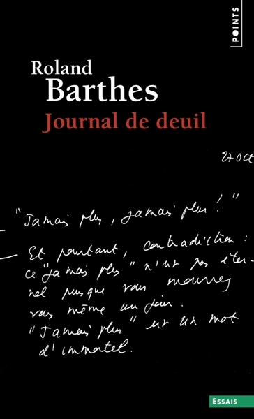 Journal De Deuil, 26 Octobre 1977 - 15 Septembre 1979