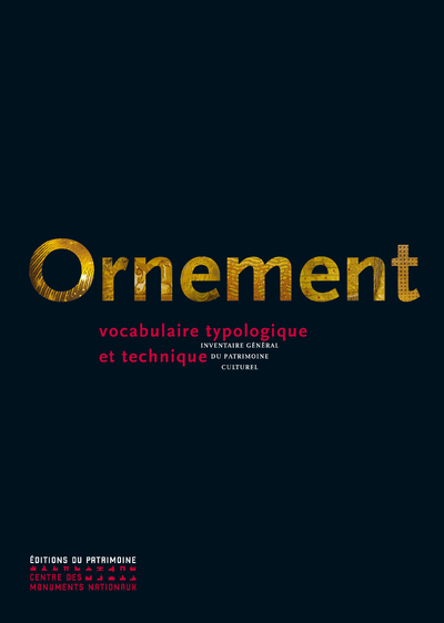 Ornement, vocabulaire typologique et technique