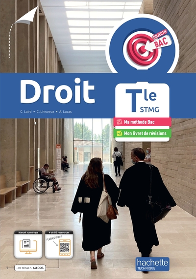 Objectif Bac Droit Term STMG (détachable) -  Ed. 2023