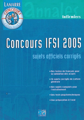 Concours Ifsi 2005