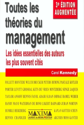 Toutes theories management - 3e éd.