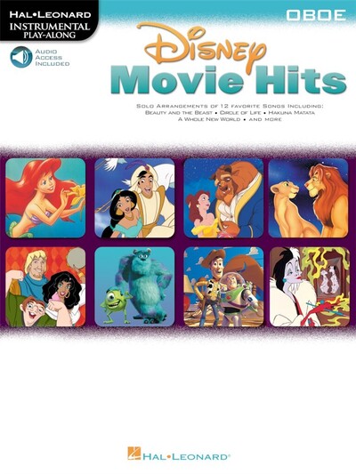 Disney Movie Hits - Oboe, Instrumental Play-Along