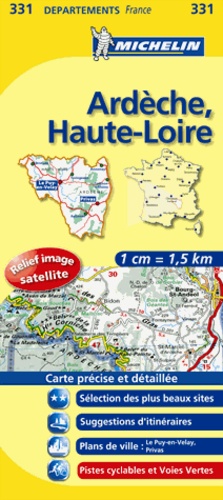 Ardèche, Haute-Loire. 1/150 000