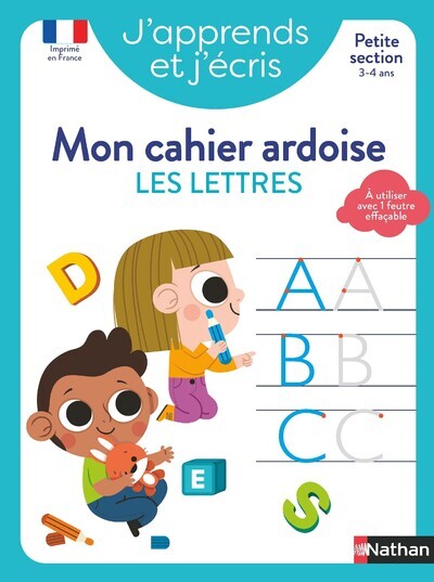 J'apprends et j'écris - Mon cahier ardoise Les lettres PS