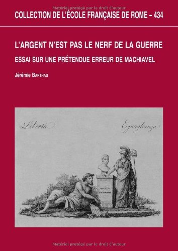 l argent n est pas le nerf de la guerre : essai sur une pretendue erreur de mach