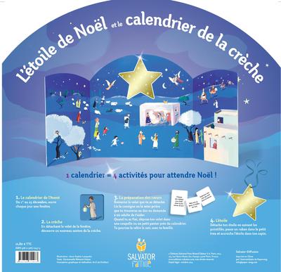 L'étoile de Noël et le calendrier de la crèche