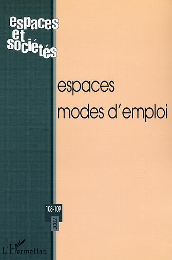 ESPACES MODES D'EMPLOI (n°108-109)