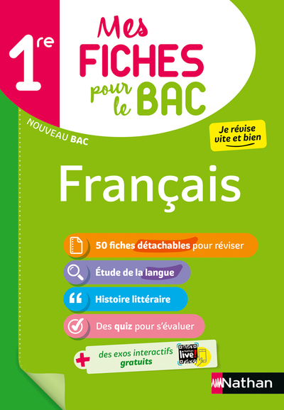 Mes Fiches pour le BAC 1re Français - SELENA HEBERT