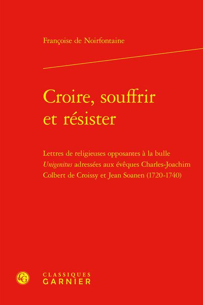 Croire, souffrir et résister