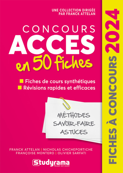 Concours ACCES en 50 fiches