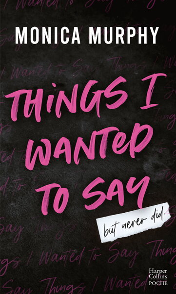 Things I Wanted to Say (But Never Did)  (Édition française)