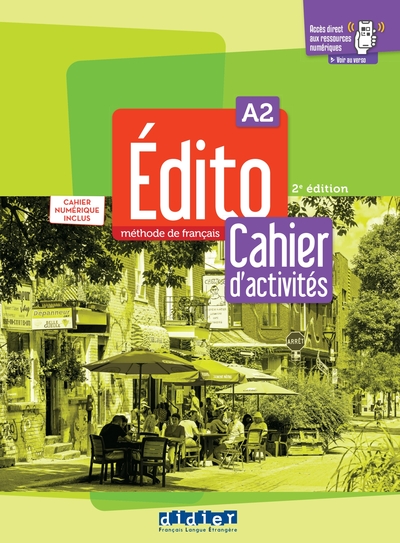 Édito A2 - édition 2022-2024 - Cahier + numérique inclus