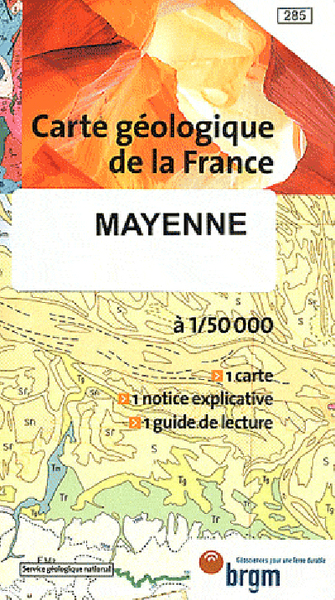 Mayenne / Carte géologique de la France à 1/50 000