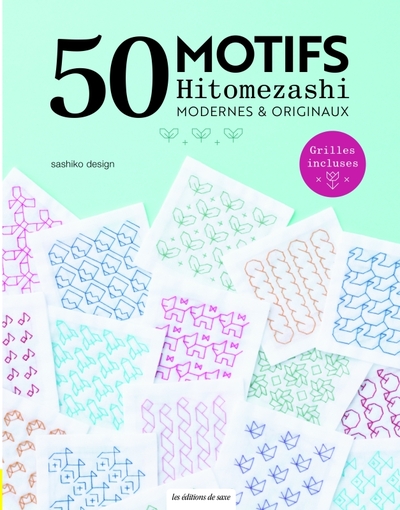 50 motifs Hitomezashi. Modernes & originaux