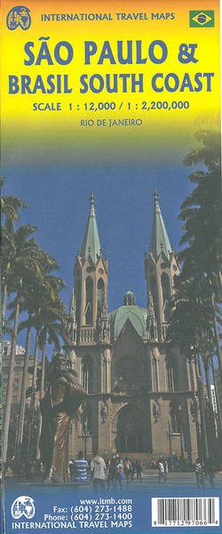 Sao Paulo and Brasil South Coast 1:12 000/1:2 200 000 - Collectif