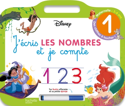 Disney - Les Grands Classiques Disney - Ardoise J'écris les nombres et je compte (3-6 ans)