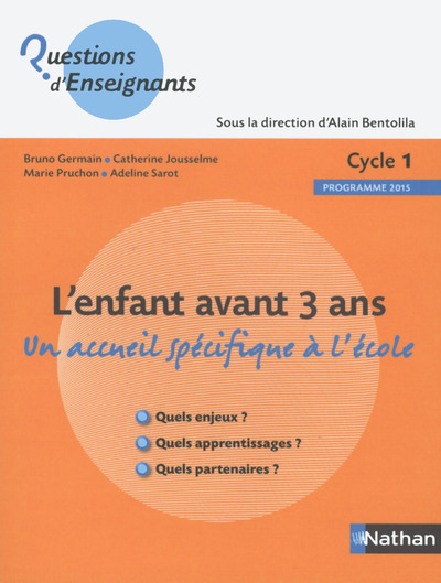 L'enfant avant 3 ans - Cycle 1