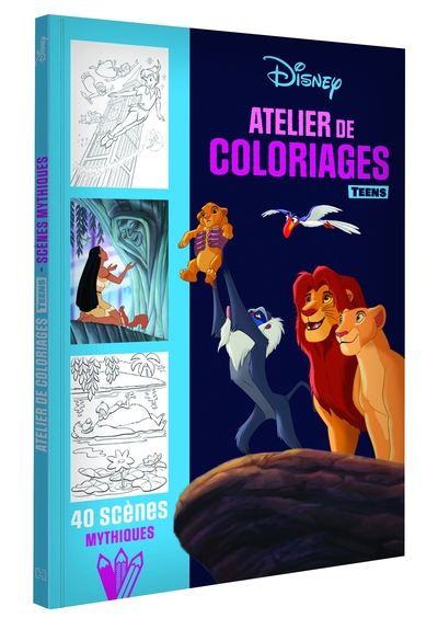 Disney Teens - Atelier De Coloriages - Les Scènes Mythiques