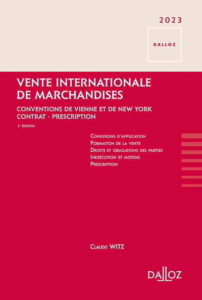 Vente internationale de marchandises - 2e ed.