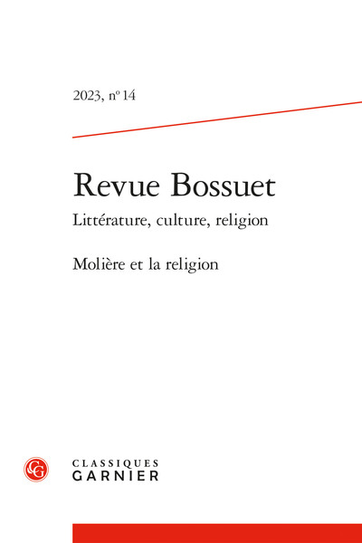 Revue Bossuet, Molière Et La Religion