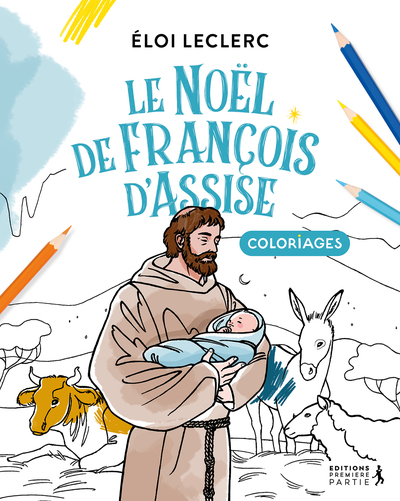 Le Noël de François d'Assise (coloriage)