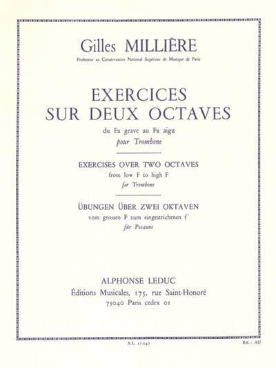 Exercices sur 2 octaves - Gilles Millière