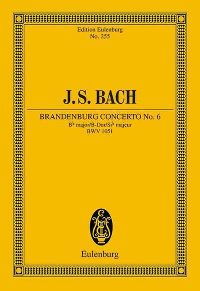 Concerto brandenbourgeois Si bémol majeur - Johann Sebastian Bach