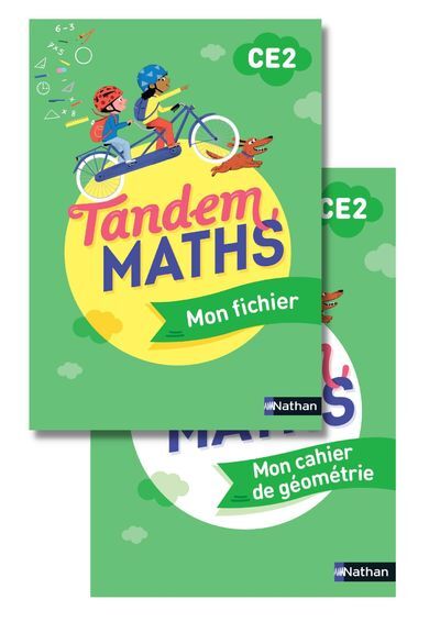 Tandem - Maths CE2 - Fichier de l'élève + Cahier géométrie