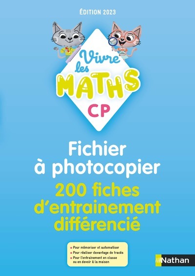 Vivre Les Maths - Cp - Fichier À Photocopier - Édition 2023