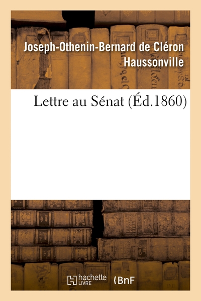 Lettre Au Sénat