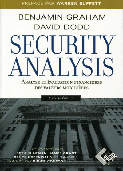 Security Analysis - 6ème édition - David Dodd