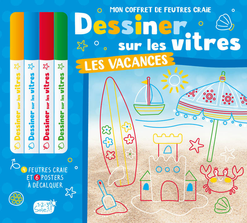 Mon cofrfet de feutres craies - Les vacances
