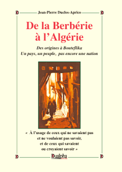 De la Berbérie à l'Algérie