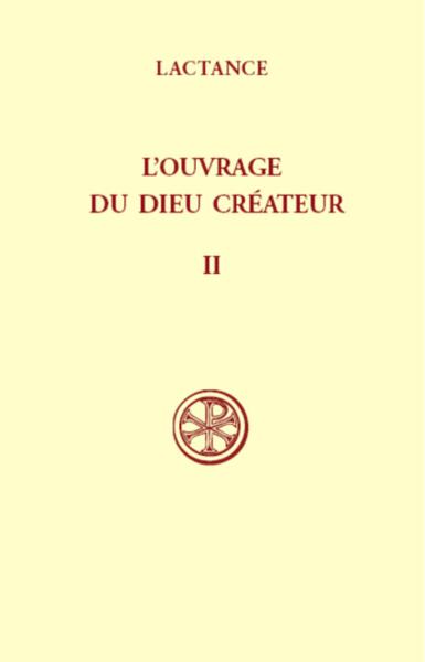 L'Ouvrage Du Dieu Createur. Volume 2