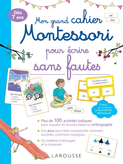 Mon grand cahier Montessori pour écrire sans fautes - Julie Rinaldi