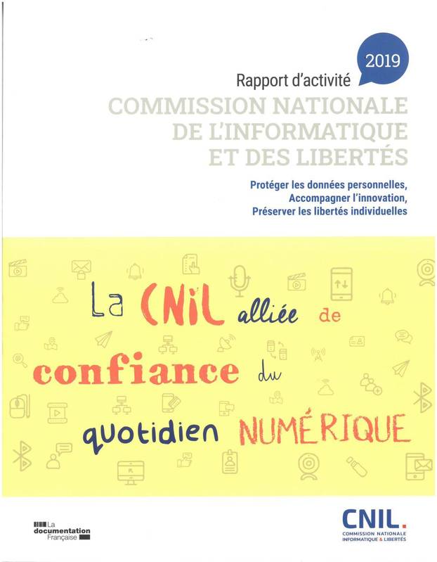 Rapport d'activité 2019 - Commission nationale de l'informatique et des libertés