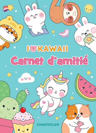 Kawaii carnet d'amitié