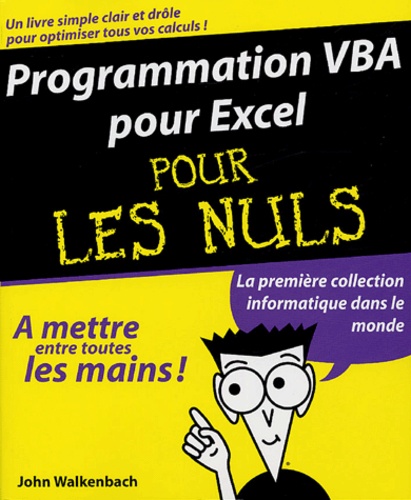 Programmation Vba Pour Excel Pour Les Nuls