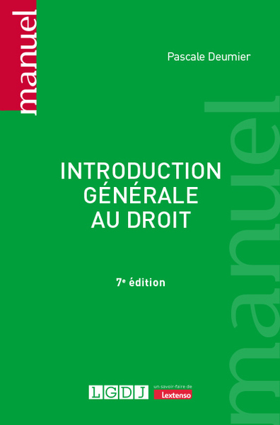 Introduction générale au droit - Pascale Deumier