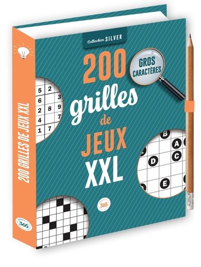 200 grilles de jeux XXL pour les seniors - crayon offert - Xxx