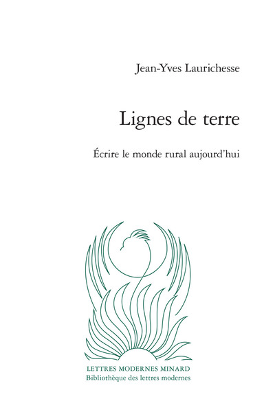 Lignes De Terre, Écrire Le Monde Rural Aujourd'hui