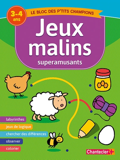 Jeux malins superamusants (3-4 a.)